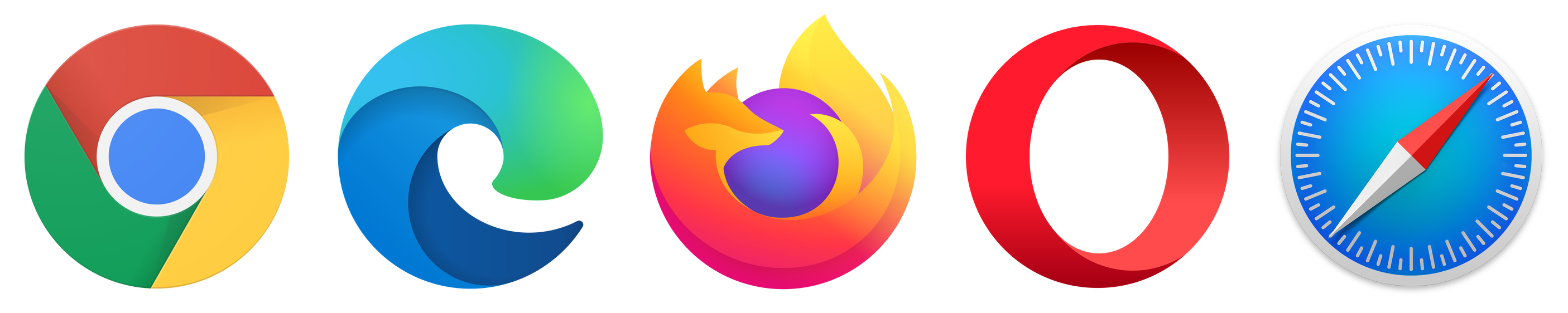 main desktop browser logos